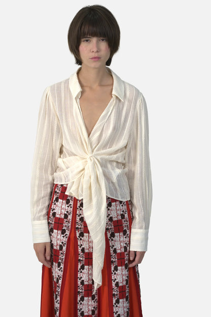 Camisa Off Detalhe Zara