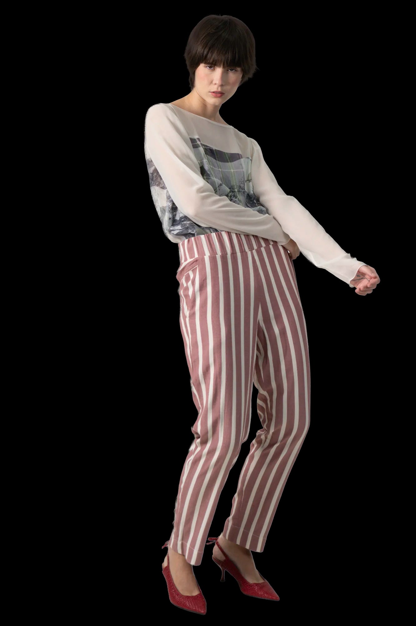Calça Color Listrada