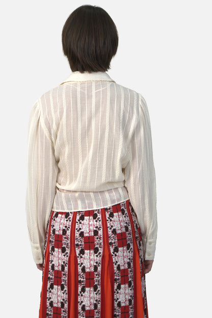 Camisa Off Detalhe Zara