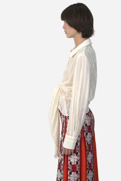 Camisa Off Detalhe Zara