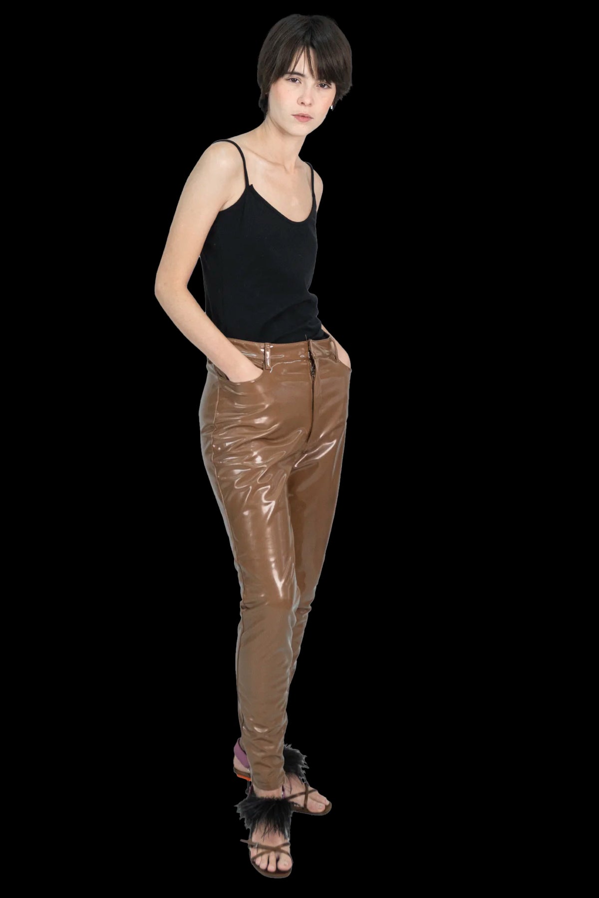 Calça Color Vinil Garimpo Adda