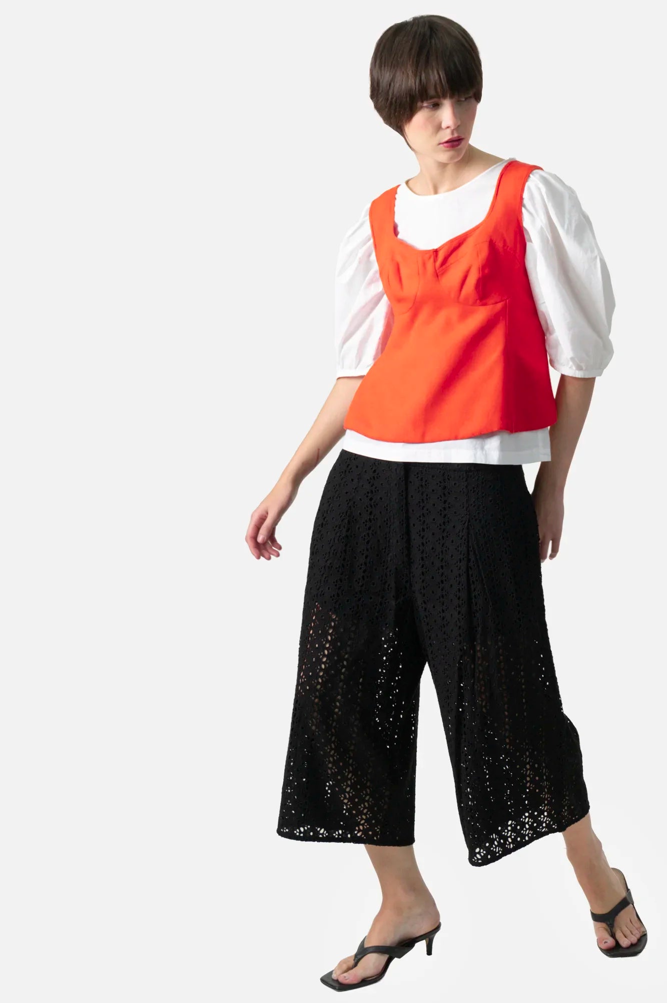Cropped Laranja Detalhe