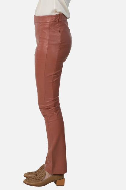 Calça Color Couro Paula Raia