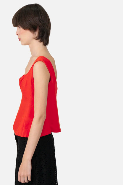 Cropped Laranja Detalhe Carol Bassi