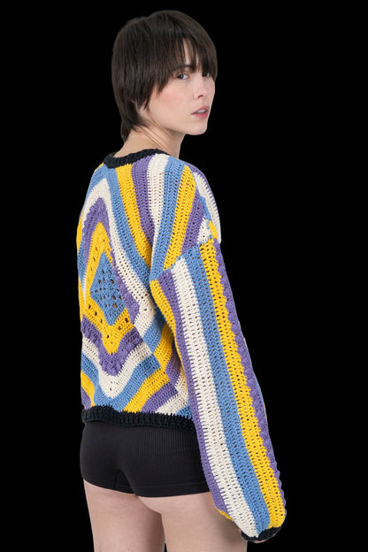 Blusa Color Crochê NK