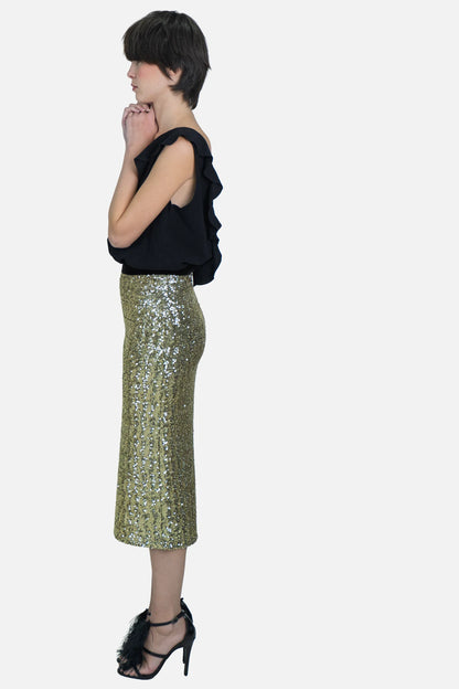 Saia Color Paetê NK