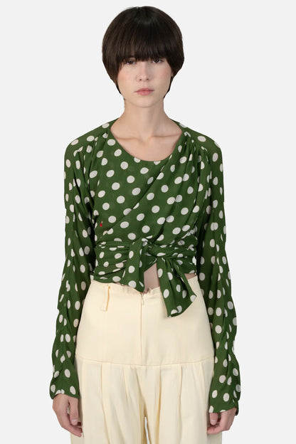 Cropped Verde Póa Cris Barros