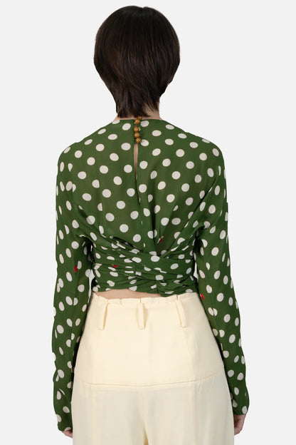 Cropped Verde Póa Cris Barros