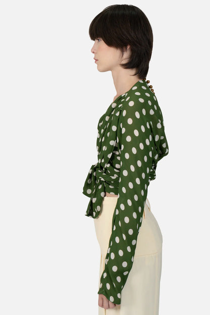 Cropped Verde Póa Cris Barros