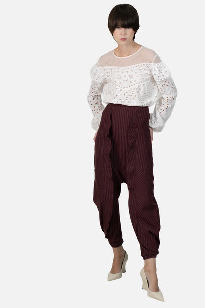 Calça Vinho Detalhe A.Niemeyer