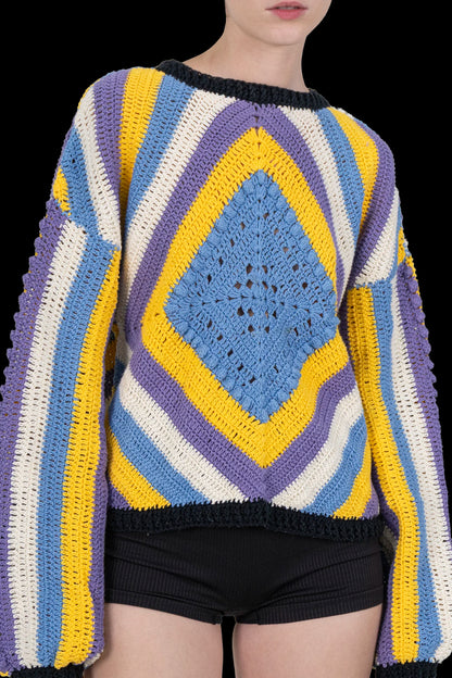 Blusa Color Crochê NK