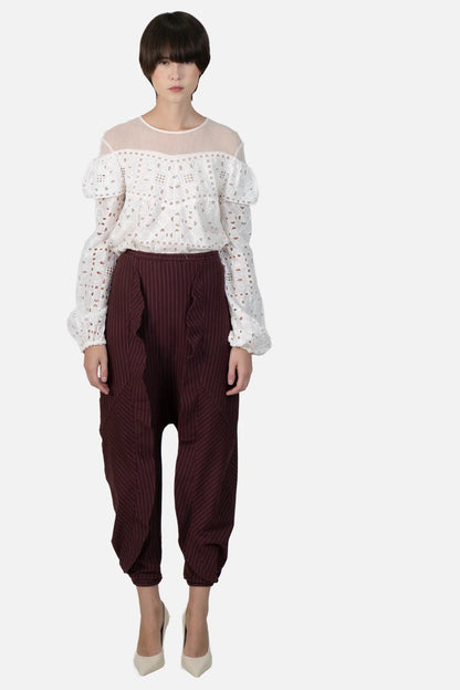 Calça Vinho Detalhe A.Niemeyer