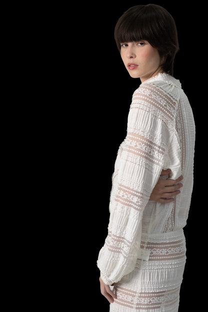 Vestido Branco Renda Mixed