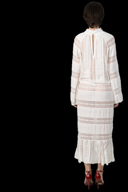 Vestido Branco Renda Mixed