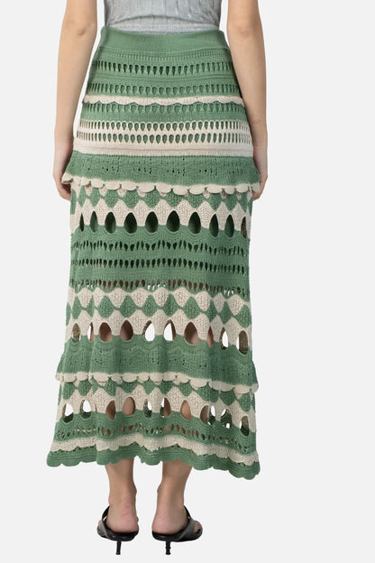 Saia Color Tricot Garimpo Adda