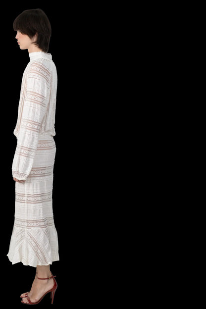 Vestido Branco Renda Mixed
