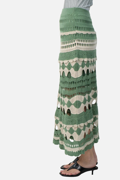 Saia Color Tricot Garimpo Adda