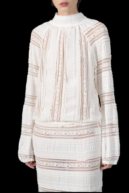Vestido Branco Renda Mixed