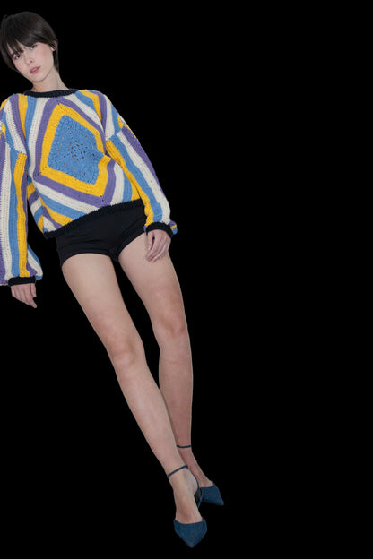 Blusa Color Crochê NK