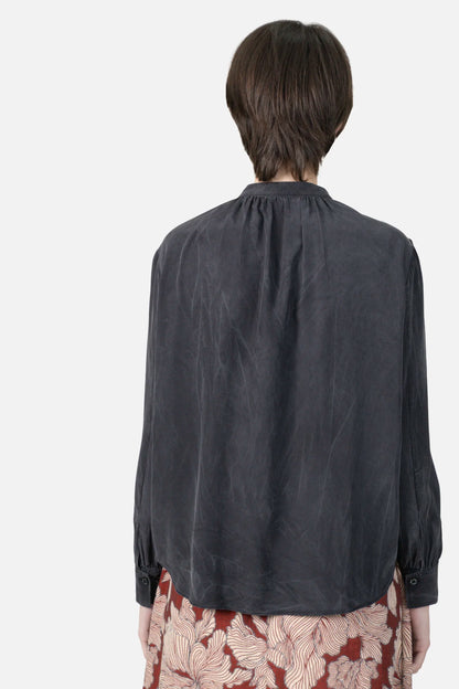 Camisa Cinza Seda Mixed
