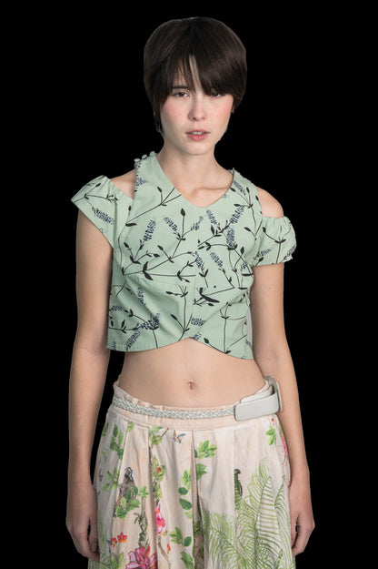 cropped color estampado Paula Raia