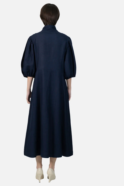 Vestido Azul Detalhe VanVan