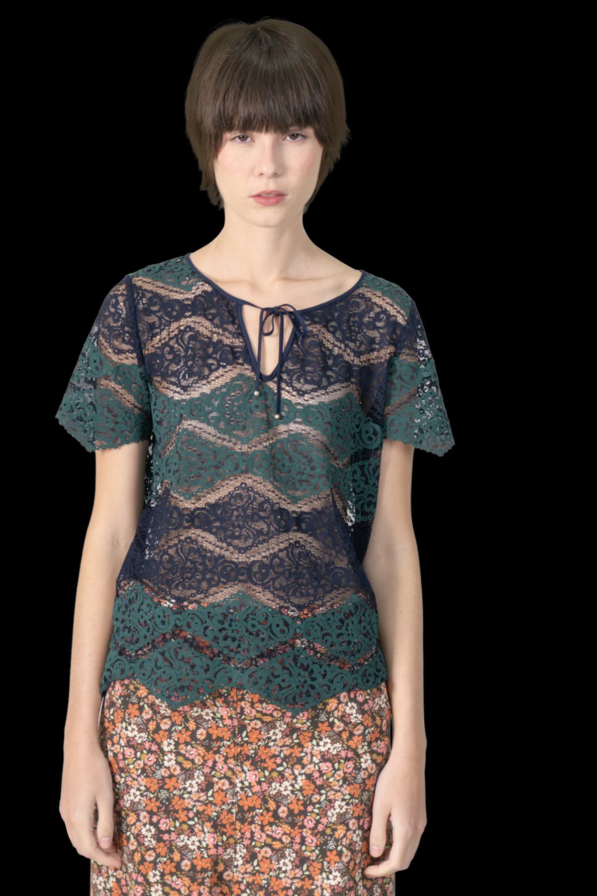 Blusa Color Renda Fillity