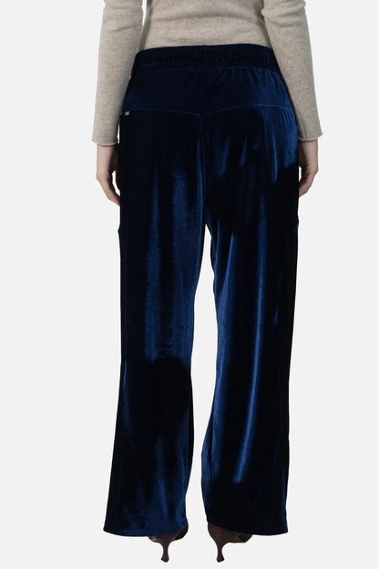 Calça Azul Veludo Garimpo Adda