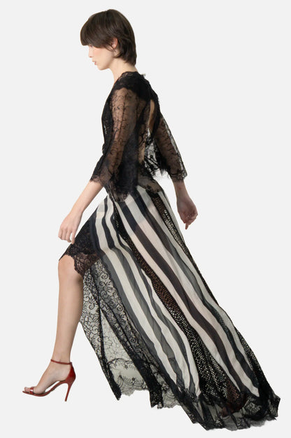 Vestido Color Textura Garimpo Adda