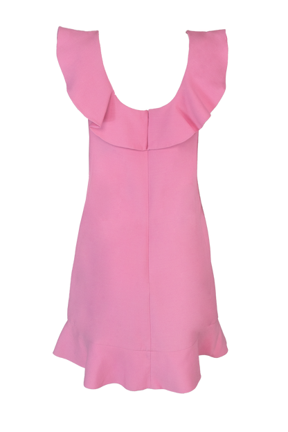 Vestido Rosa Detalhe Valentino