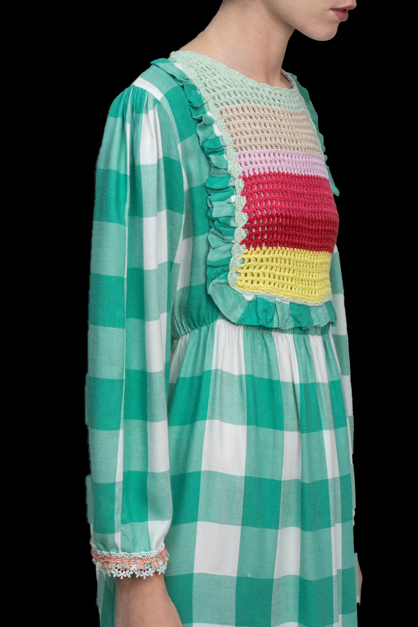 Vestido Color Crochê