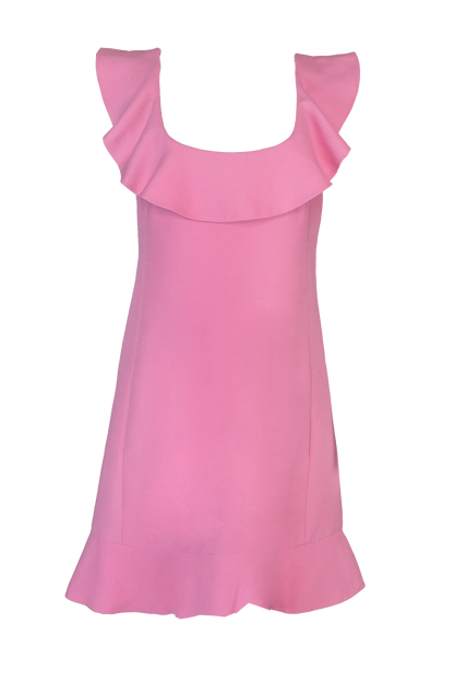 Vestido Rosa Detalhe Valentino