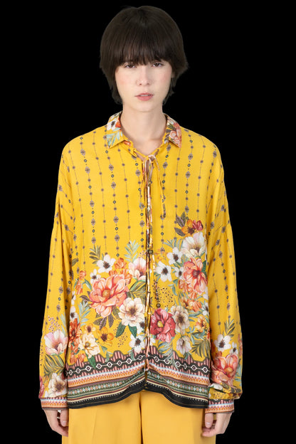 Camisa Color Floral Farm