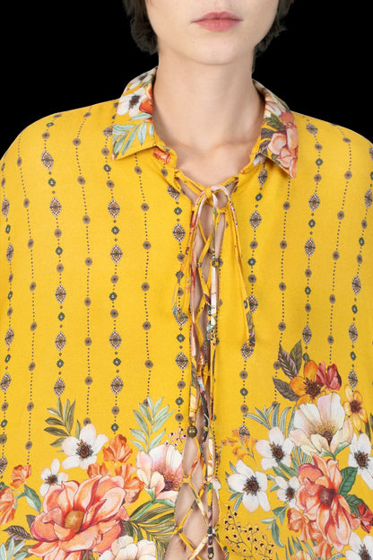 Camisa Color Floral Farm