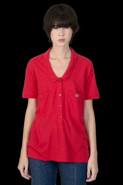 Camisa Vermelha Polo Lacoste