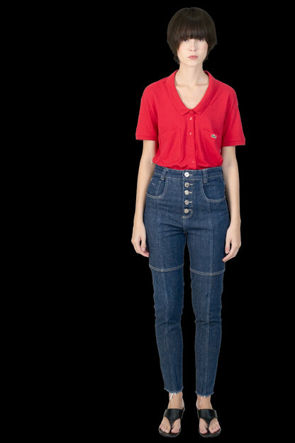 Camisa Vermelha Polo Lacoste