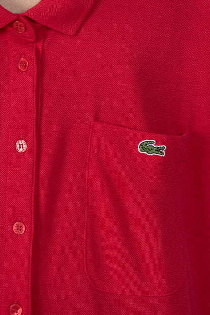 Camisa Vermelha Polo Lacoste