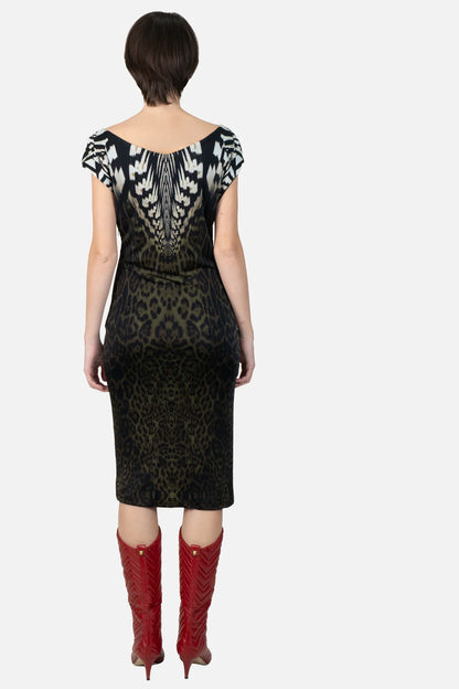Vestido Color Detalhe Roberto Cavalli