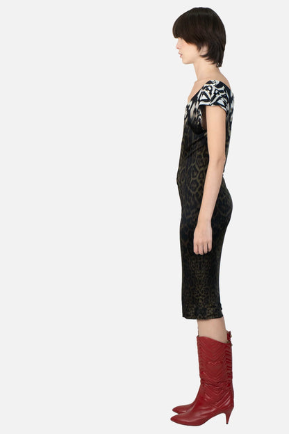 Vestido Color Detalhe Roberto Cavalli