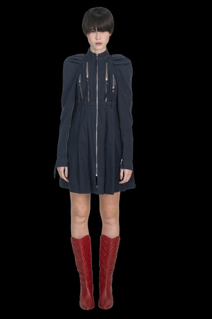 Vestido Marinho Detalhe Glória Coelho