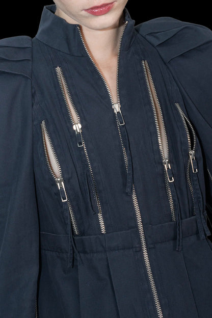 Vestido Marinho Detalhe Glória Coelho