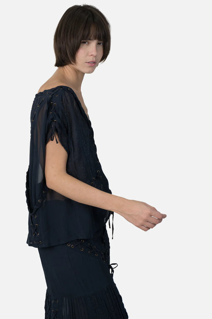 Conjunto Marinho Detalhe Sophia Hegg