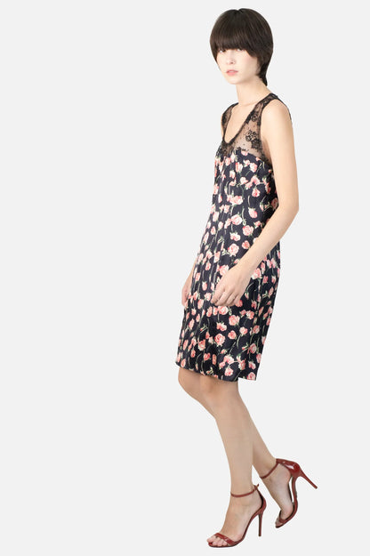 Vestido Color Acetinado Mixed
