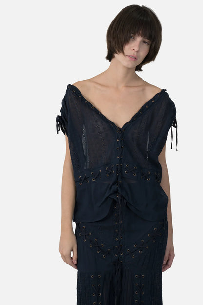 Conjunto Marinho Detalhe Sophia Hegg