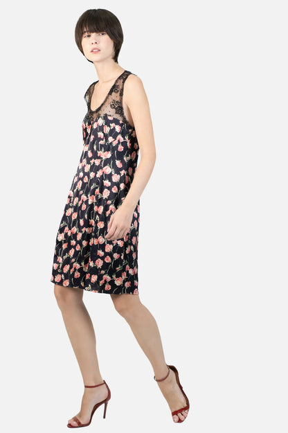 Vestido Color Acetinado Mixed