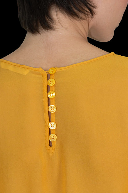 Blusa Amarela Seda Nati Vozza