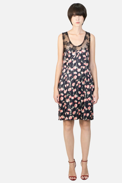 Vestido Color Acetinado Mixed