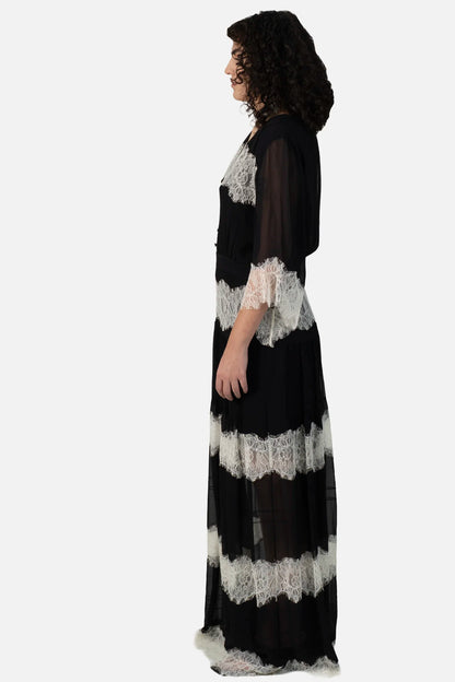 Vestido Preto Renda NK