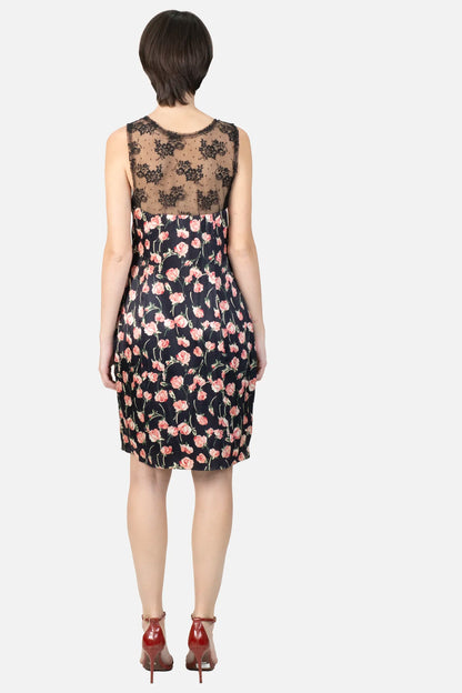 Vestido Color Acetinado Mixed