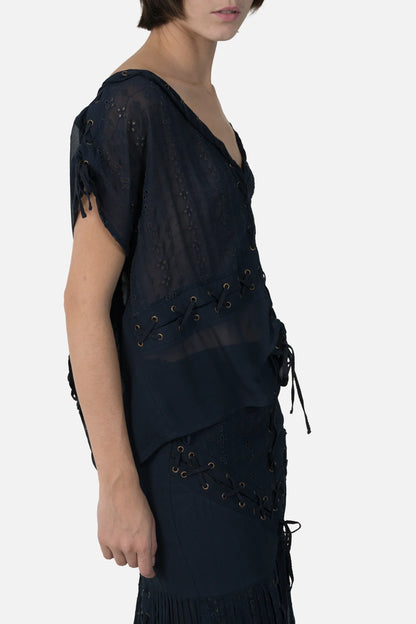 Conjunto Marinho Detalhe Sophia Hegg